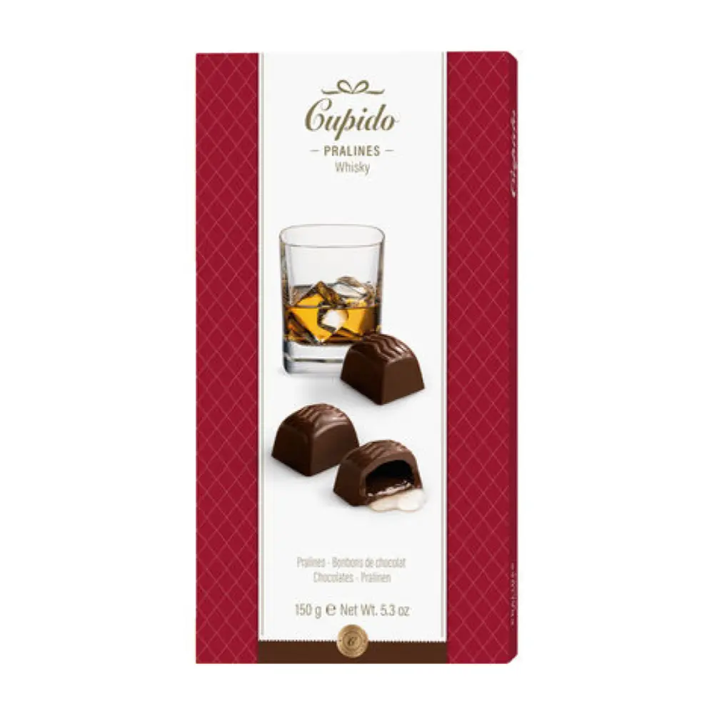 Socola Nhân Rượu, Cupido, Whisky Chocolates, 5.3 oz (150g) - HAMLET